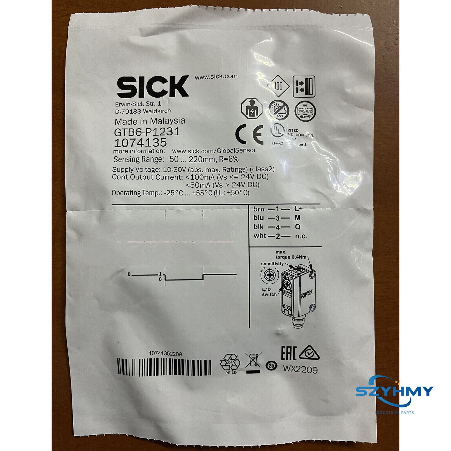 1pc New GTB6-P1231 Photoelectric Switch Sensor - GTB