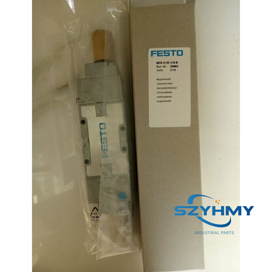 FESTO MFH-5/3E-1/8-B Solenoid Valve - 1PC New 30483 - FESTO