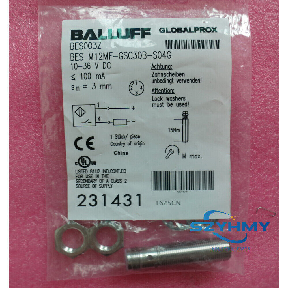 BALLUFF BES M12MF-GSC30B-S04G Proximity Switch - 1PC New Model - KOEED