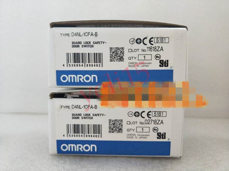 Omron D4NL-1CFA-B Guard Lock Safety Door Switch - 1PC New - OMRON