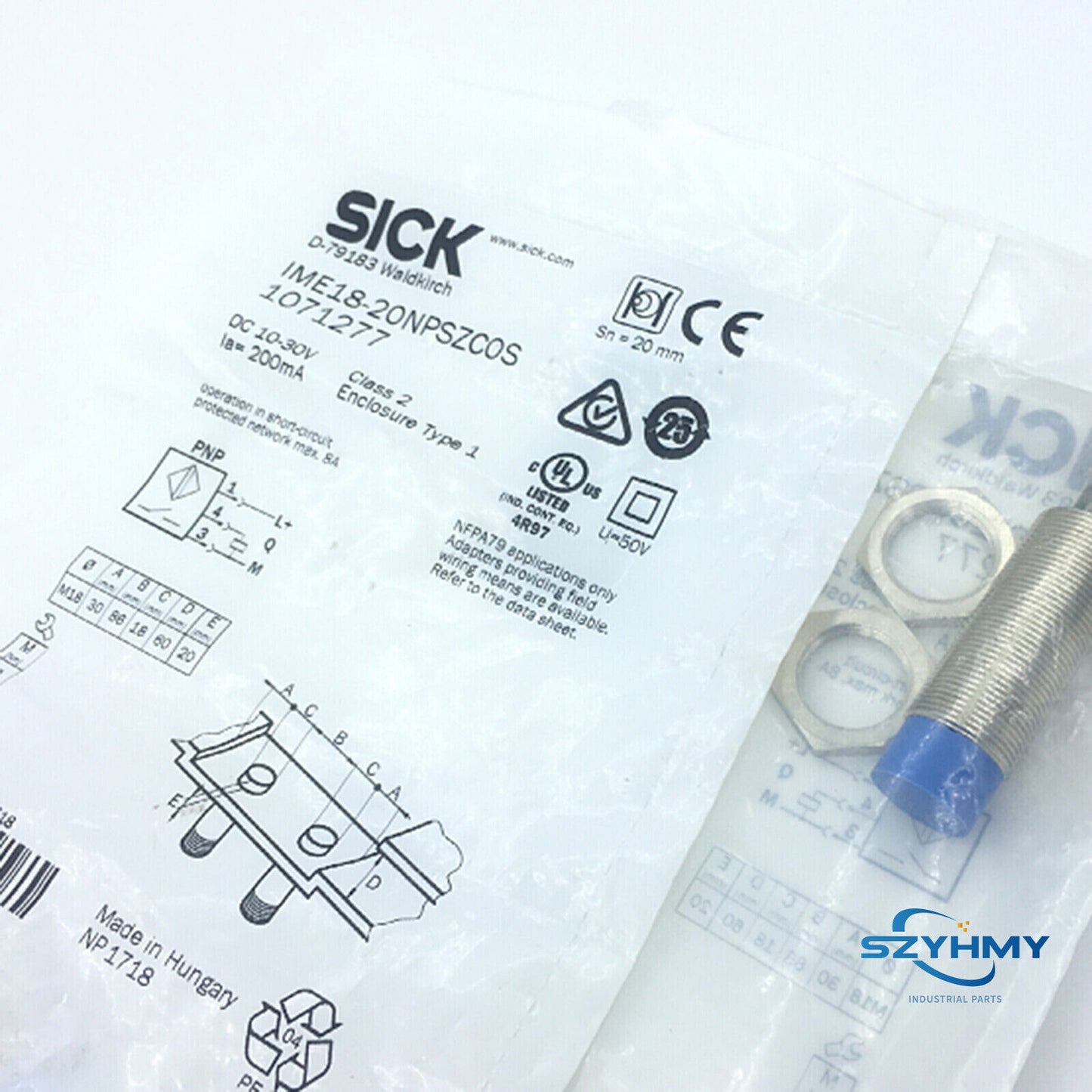 1pc New Sick IME18-20NPSZC0S Inductive Proximity Sensor - SICK