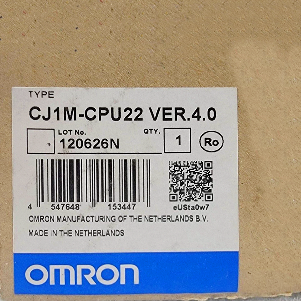 Omron CJ1M-CPU22 New CPU Unit - 1PC in Original Box - OMRON