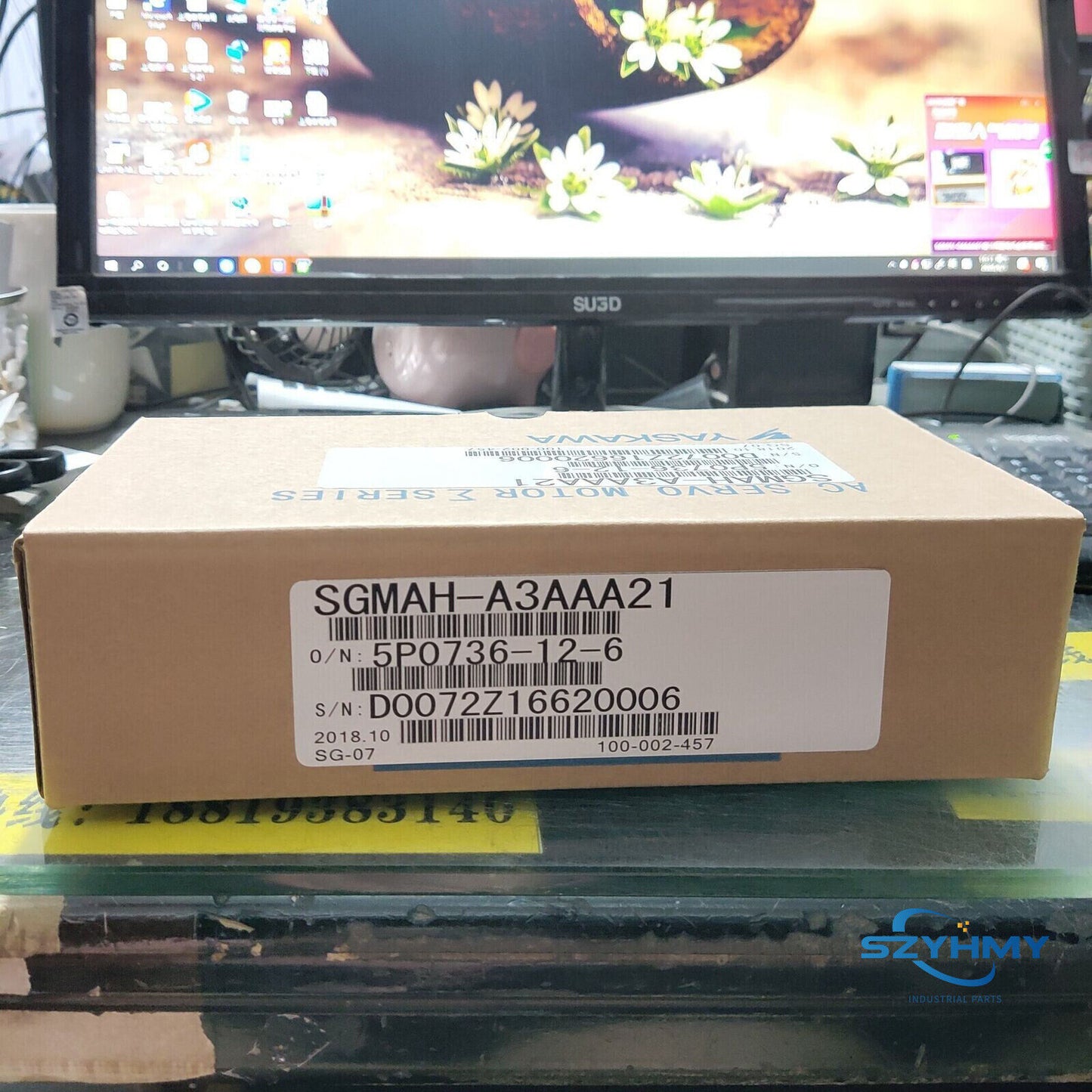 Yaskawa SGMAH-A3AAA21 High-Performance Servo Motor - YASKAWA