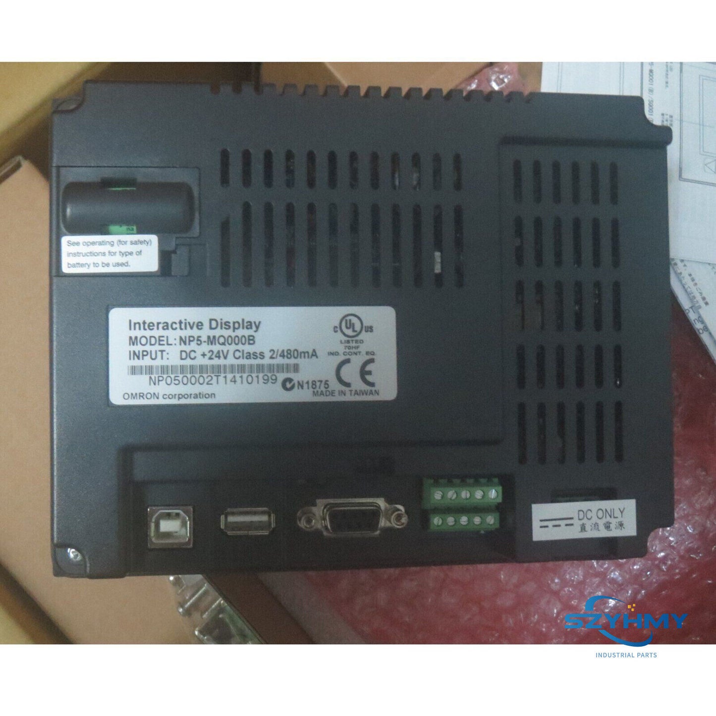 Omron NP5-MQ000B Touch Screen - High-Quality Control Display - OMRON