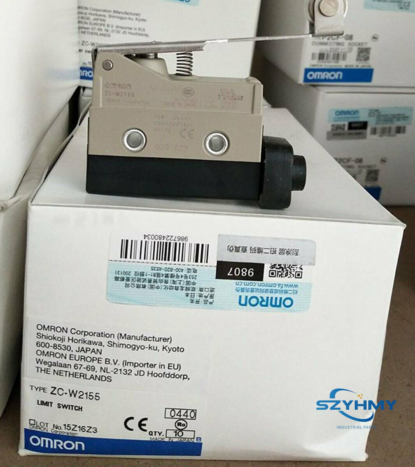 Omron ZC-W2155 Limit Switch - 1pc New ZCW2155 Model - OMRON