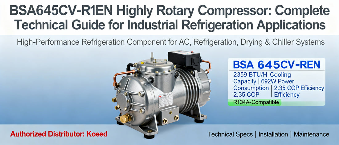 BSA645CV-R1EN Highly Rotary Compressor: Complete Technical Guide for Industrial Refrigeration Applications