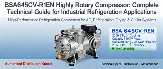 BSA645CV-R1EN Highly Rotary Compressor: Complete Technical Guide for Industrial Refrigeration Applications