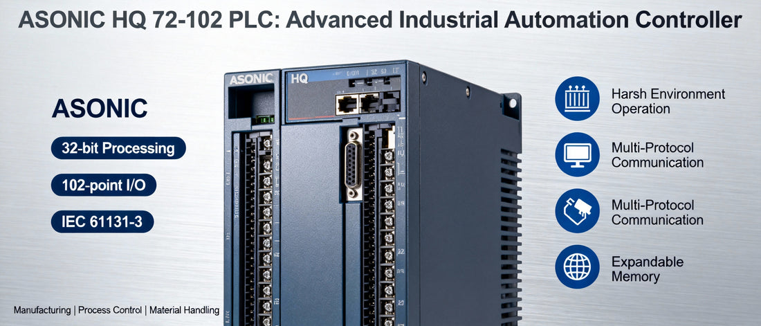 ASONIC HQ 72-102 PLC: Advanced Industrial Automation Controller