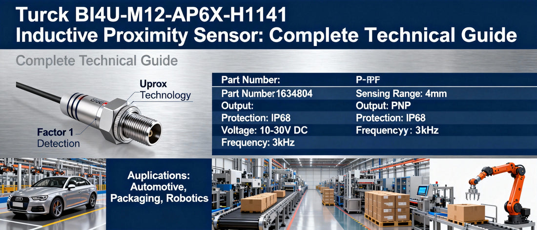 Turck BI4U-M12-AP6X-H1141 Inductive Proximity Sensor: Complete Technical Guide