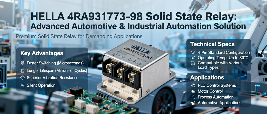 HELLA 4RA931773-98 Solid State Relay: Advanced Automotive & Industrial Automation Solution