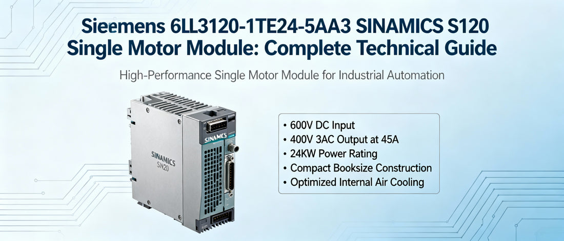 Siemens 6SL3120-1TE24-5AA3 SINAMICS S120 Single Motor Module: Complete Technical Guide