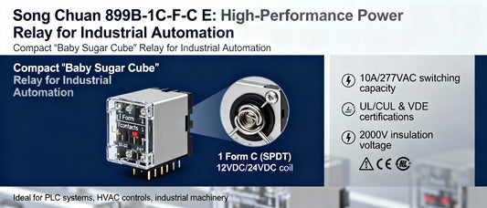 Song Chuan 899B-1C-F-C E: High-Performance Power Relay for Industrial Automation