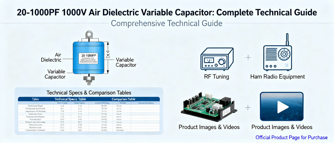 20-1000PF 1000V Air Dielectric Variable Capacitor: Complete Technical Guide