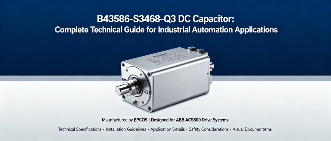 B43586-S3468-Q3 DC Capacitor: Complete Technical Guide for Industrial Automation Applications