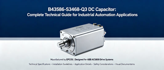 B43586-S3468-Q3 DC Capacitor: Complete Technical Guide for Industrial Automation Applications