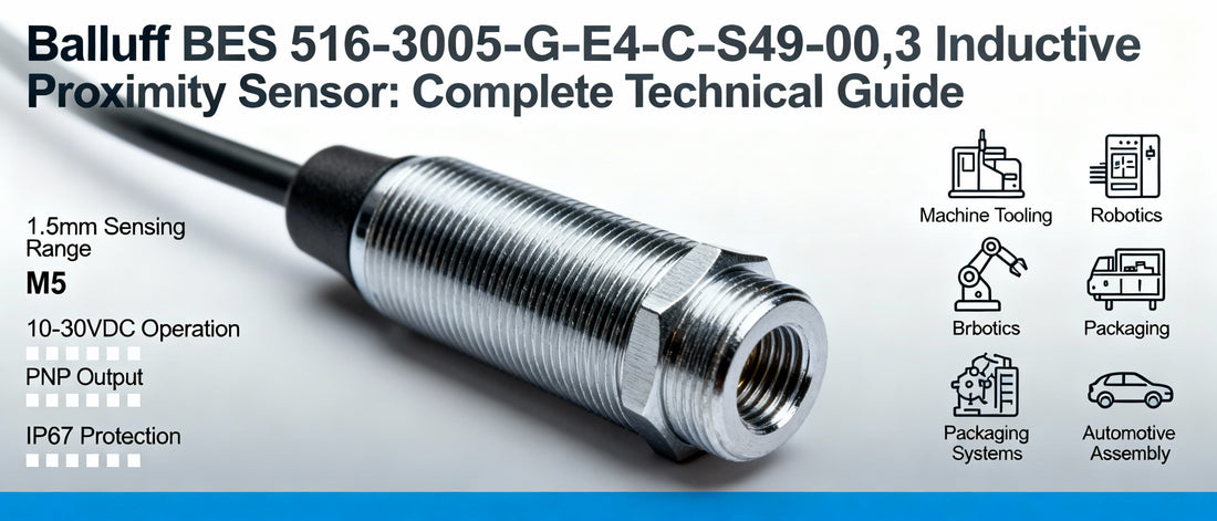 Balluff BES 516-3005-G-E4-C-S49-00,3 Inductive Proximity Sensor: Complete Technical Guide