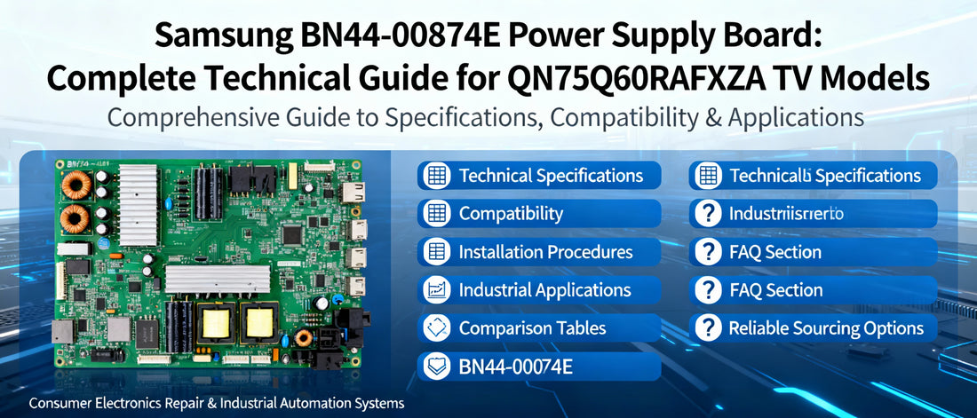 Samsung BN44-00874E Power Supply Board: Complete Technical Guide for QN75Q60RAFXZA TV Models