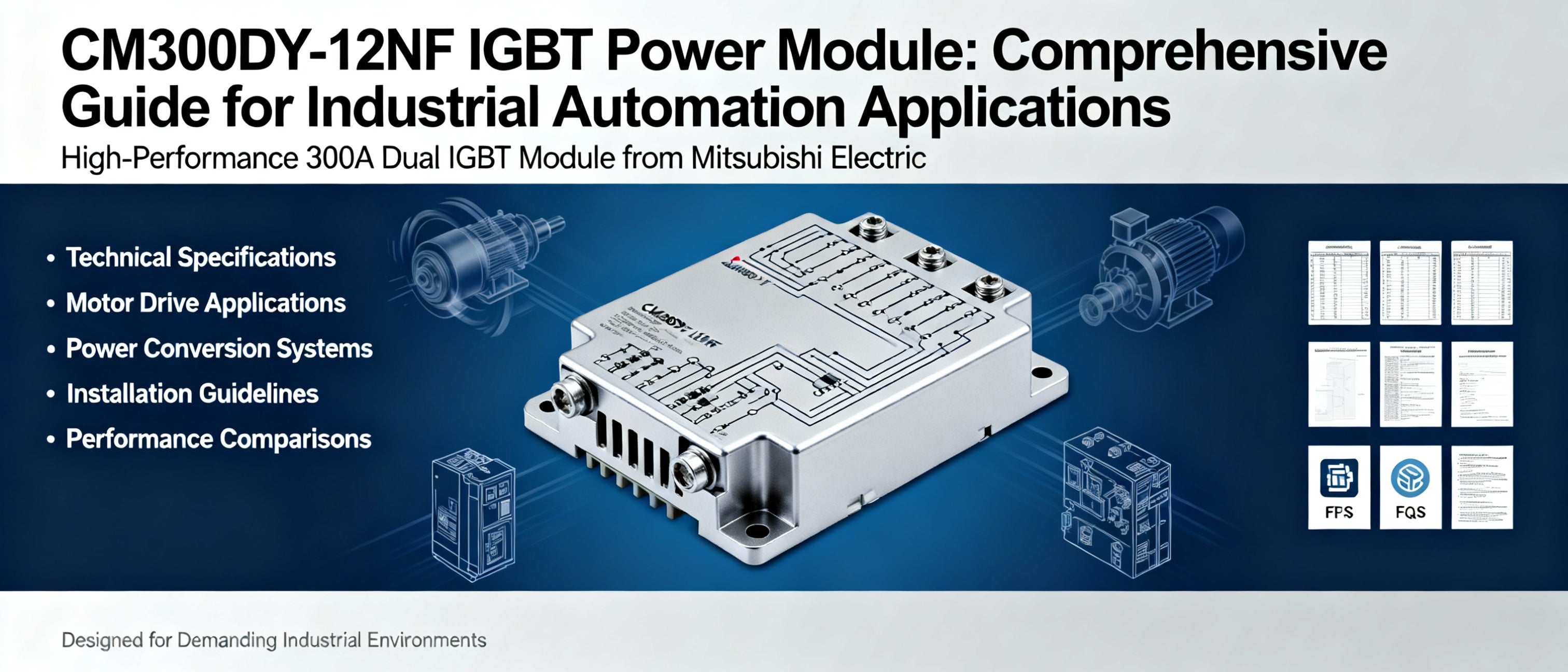 Power Module Ifbt CM300DY-12NF IGBT Power Module: Comprehensive Guide for Industrial Aut