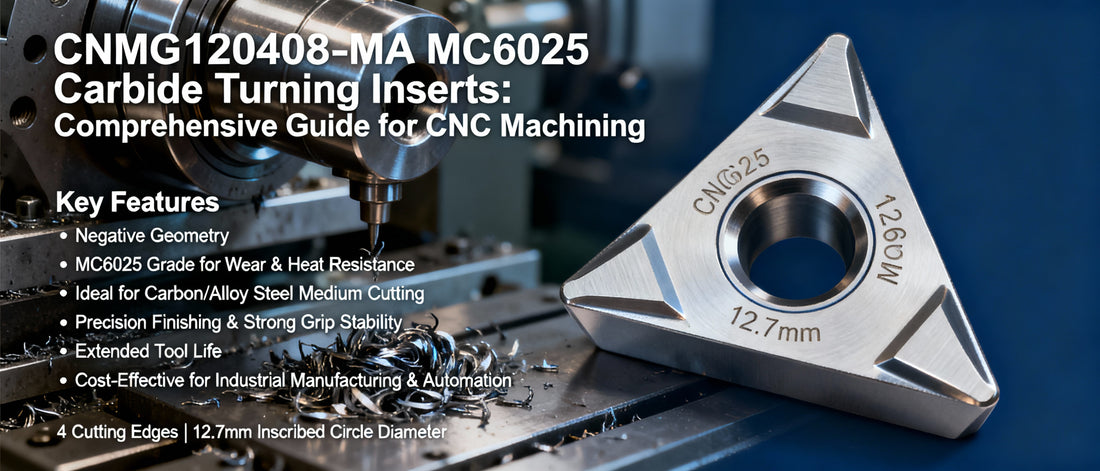 CNMG120408-MA MC6025 Carbide Turning Inserts: Comprehensive Guide for CNC Machining