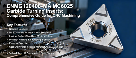 CNMG120408-MA MC6025 Carbide Turning Inserts: Comprehensive Guide for CNC Machining