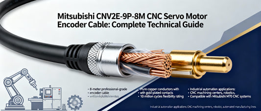 Mitsubishi CNV2E-9P-8M CNC Servo Motor Encoder Cable: Complete Technical Guide