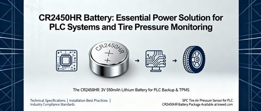 CR2450HR Battery: Essential Power Solution for PLC Systems and Tire Pressure Monitoring
