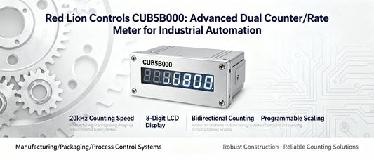 Red Lion Controls CUB5B000: Advanced Dual Counter/Rate Meter for Industrial Automation