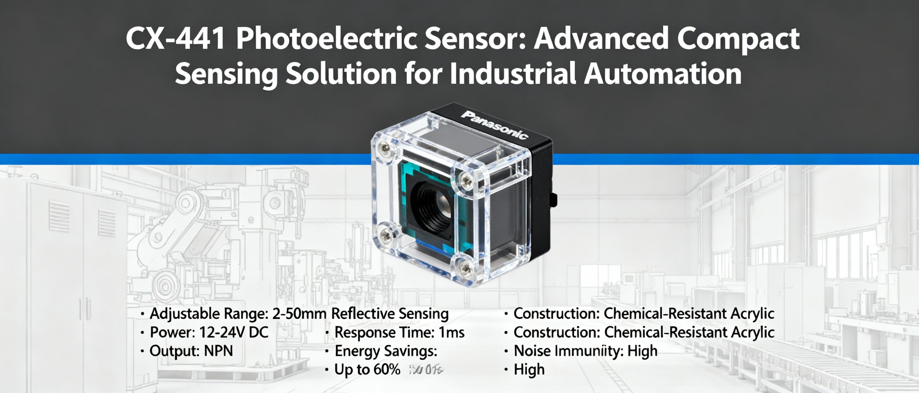 CX-441 Photoelectric Sensor: Advanced Compact Sensing Solution for Ind