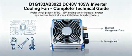 D1G133AB3922 DC48V 105W Inverter Cooling Fan - Complete Technical Guide