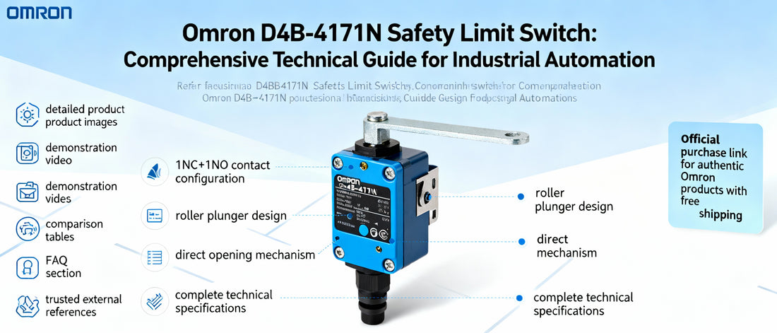 Omron D4B-4171N Safety Limit Switch: Comprehensive Technical Guide for Industrial Automation