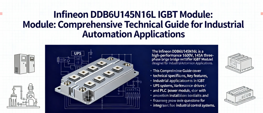 Infineon DDB6U145N16L IGBT Module: Comprehensive Technical Guide for Industrial Automation Applications