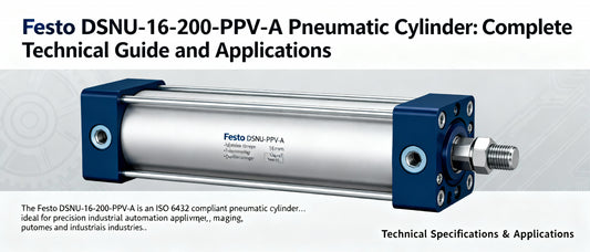 Festo DSNU-16-200-PPV-A Pneumatic Cylinder: Complete Technical Guide and Applications