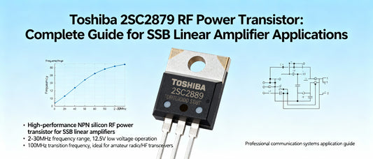 Toshiba 2SC2879 RF Power Transistor: Complete Guide for SSB Linear Amplifier Applications