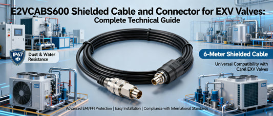 E2VCABS600 Shielded Cable and Connector for EXV Valves: Complete Technical Guide