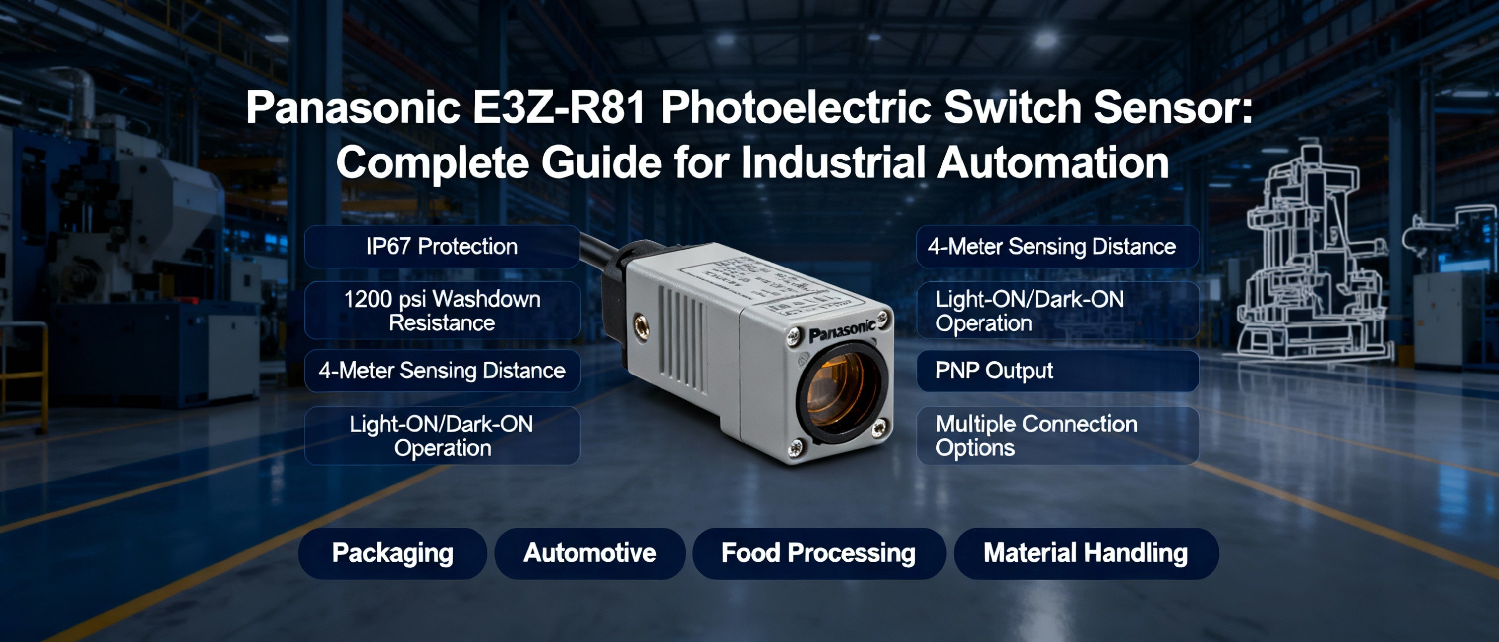 Panasonic E3Z-R81 Photoelectric Switch Sensor: Complete Guide for Indu
