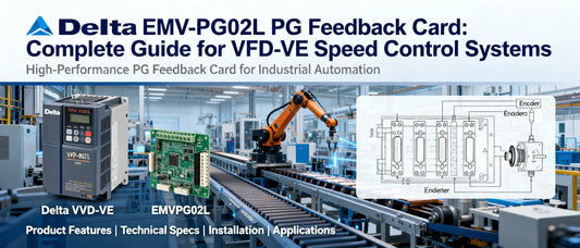 Delta EMV-PG02L PG Feedback Card: Complete Guide for VFD-VE Speed Control Systems