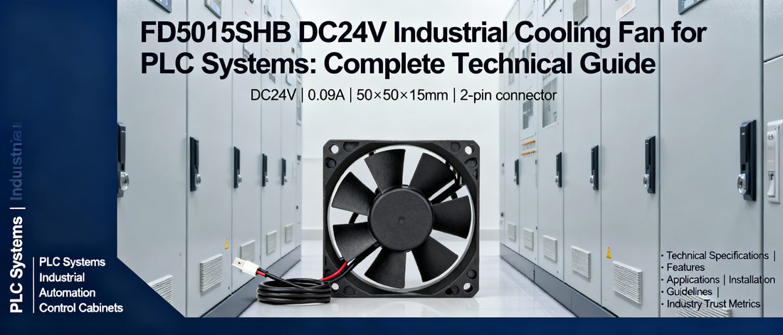 FD5015SHB DC24V Industrial Cooling Fan for PLC Systems: Complete Technical Guide