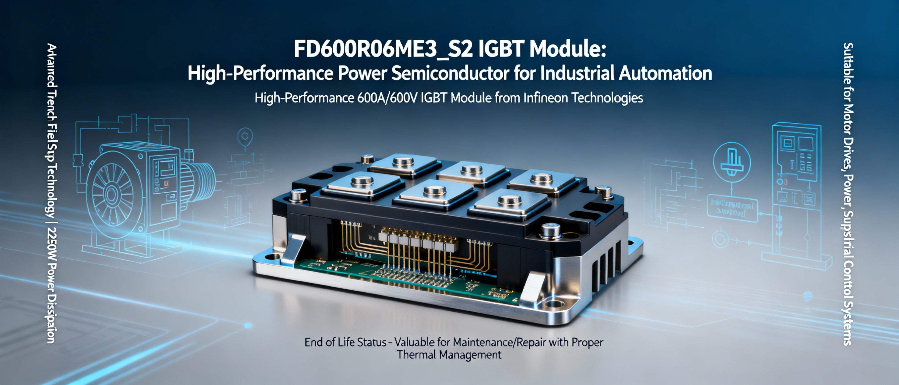 FD600R06ME3_S2 IGBT Module: High-Performance Power Semiconductor for I