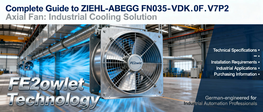 Complete Guide to ZIEHL-ABEGG FN035-VDK.0F.V7P2 Axial Fan: Industrial Cooling Solution