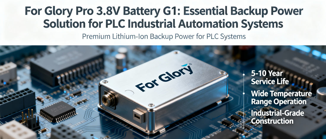 For Glory Pro 3.8V Battery G1: Essential Backup Power Solution for PLC Industrial Automation Systems
