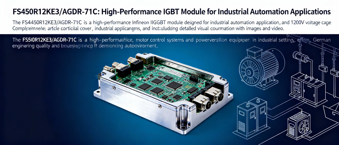 FS450R12KE3/AGDR-71C: High-Performance IGBT Module for Industrial Automation Applications