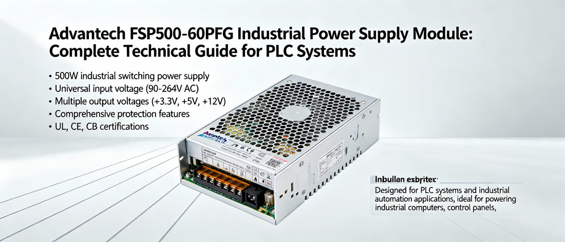 Advantech FSP500-60PFG Industrial Power Supply Module: Complete Technical Guide for PLC Systems