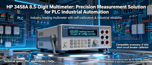 HP 3458A 8.5-Digit Multimeter: Precision Measurement Solution for PLC Industrial Automation