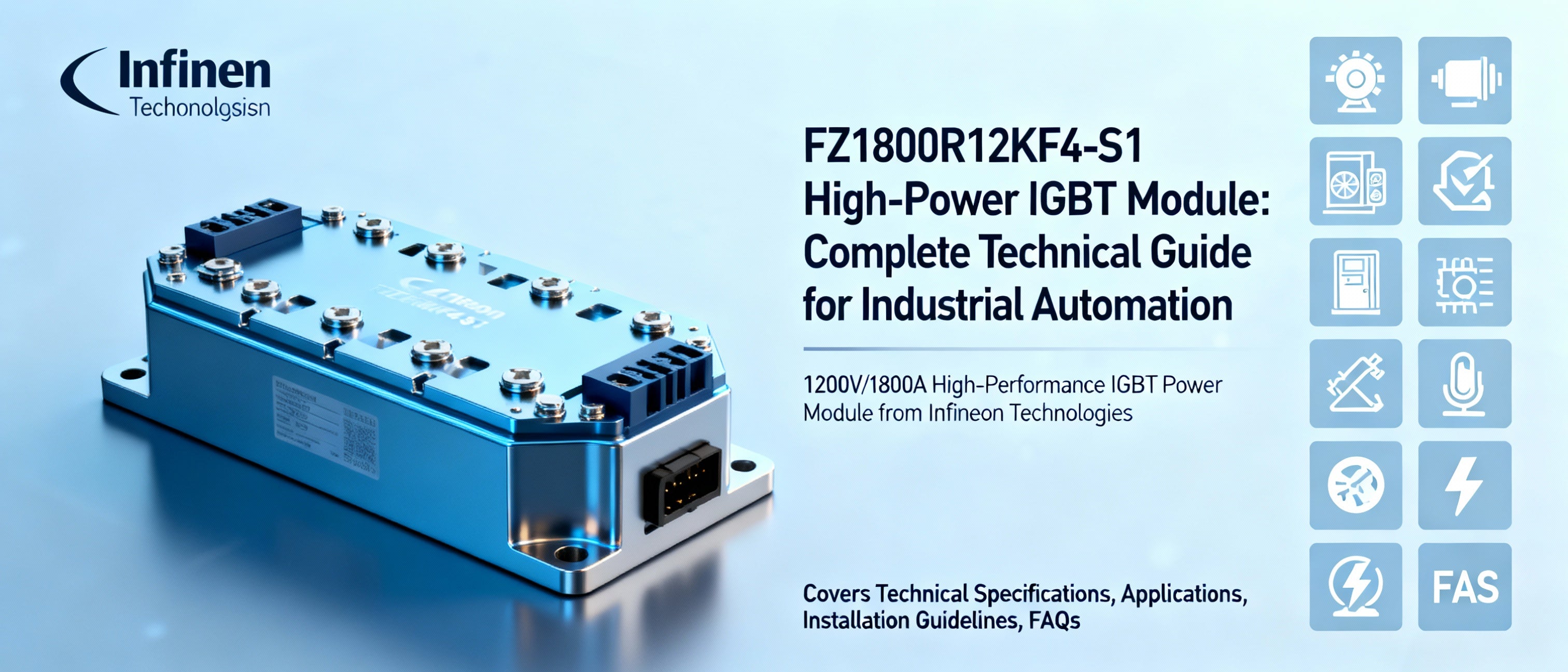 FZ1800R12KF4-S1 High-Power IGBT Module: Complete Technical Guide for I