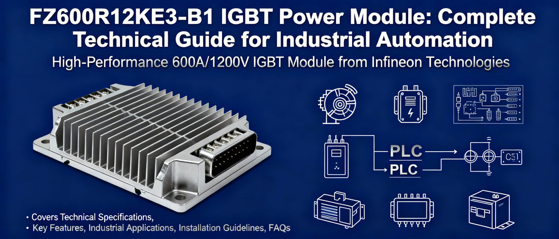 FZ600R12KE3-B1 IGBT Power Module: Complete Technical Guide for Industrial Automation