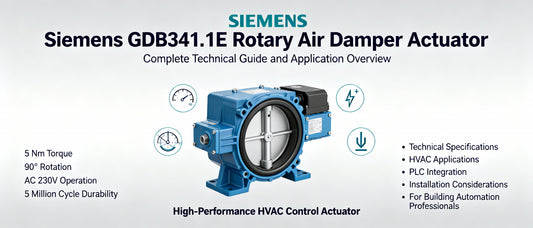 Siemens GDB341.1E Rotary Air Damper Actuator: Complete Technical Guide and Application Overview