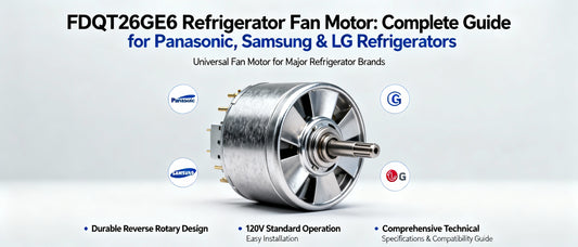 FDQT26GE6 Refrigerator Fan Motor: Complete Guide for Panasonic, Samsung & LG Refrigerators