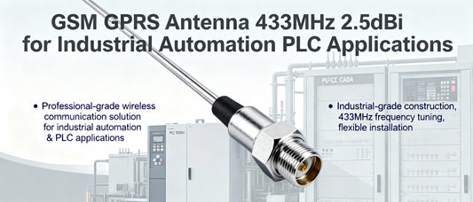GSM GPRS Antenna 433MHz 2.5dBi for Industrial Automation PLC Applications