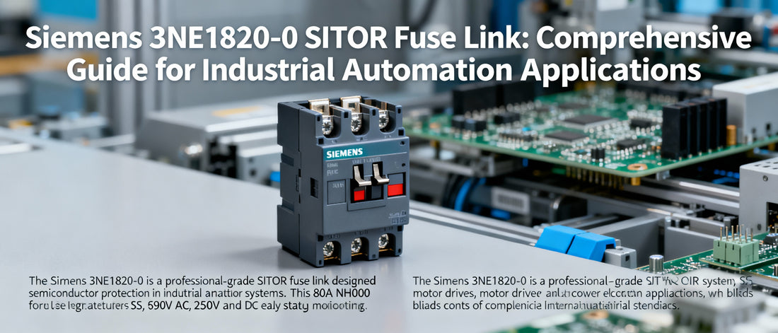 Siemens 3NE1820-0 SITOR Fuse Link: Comprehensive Guide for Industrial Automation Applications
