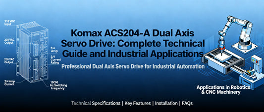 Komax ACS204-A Dual Axis Servo Drive: Complete Technical Guide and Industrial Applications